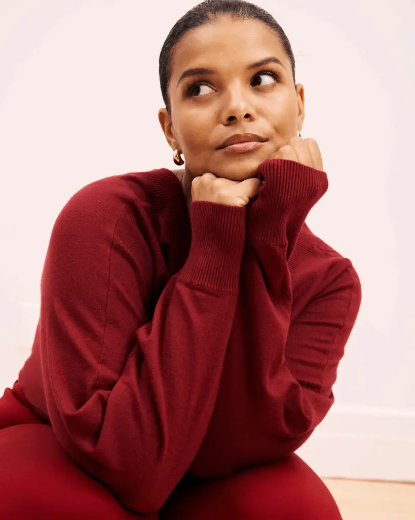 Savvy Fine Knit Sweater Blouse at UniversalStandard.com

knitwear care