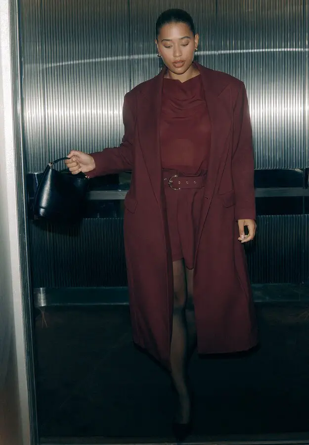 eloquii long tailored coat