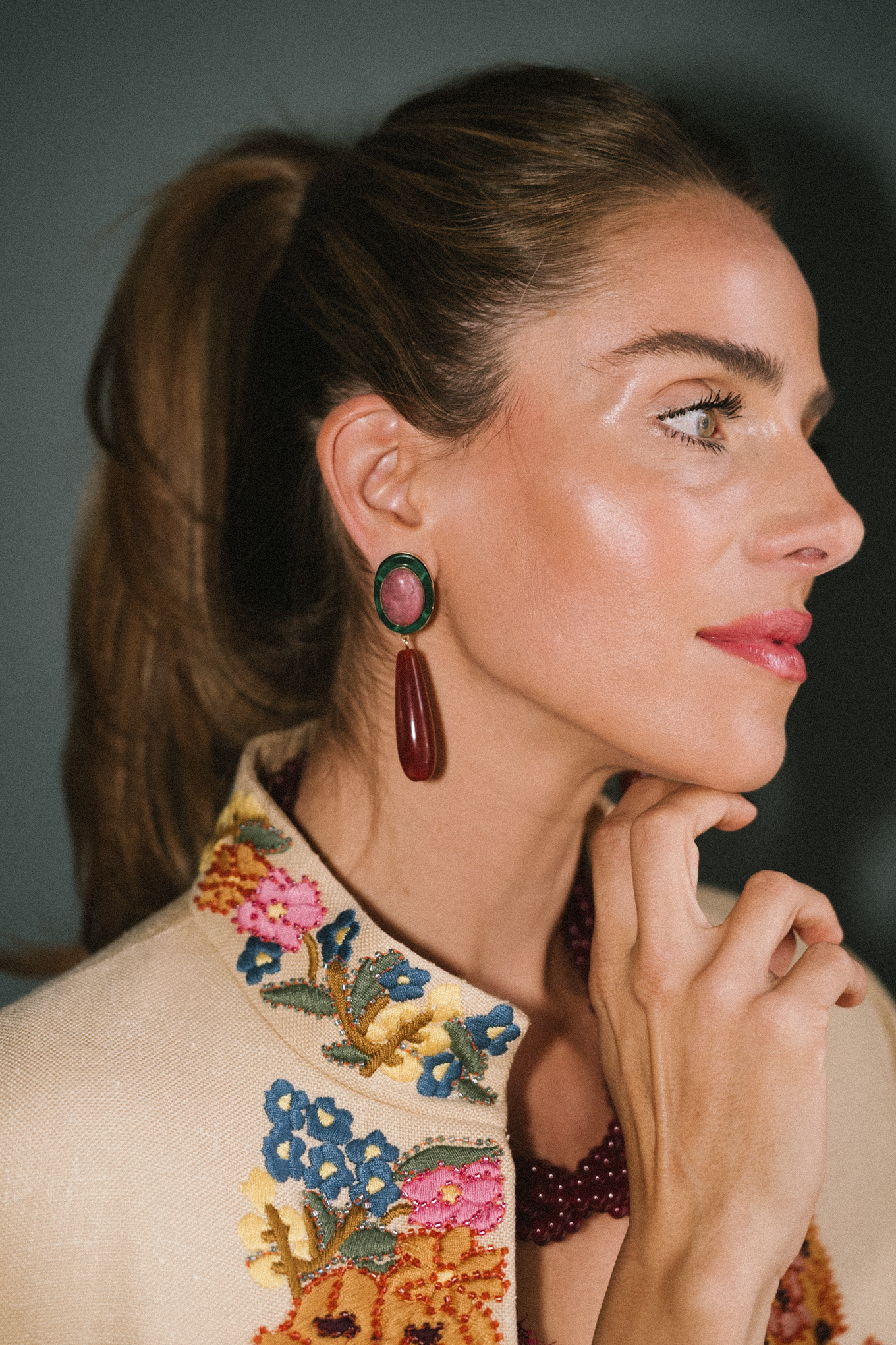 colorful beaded holiday jewelry