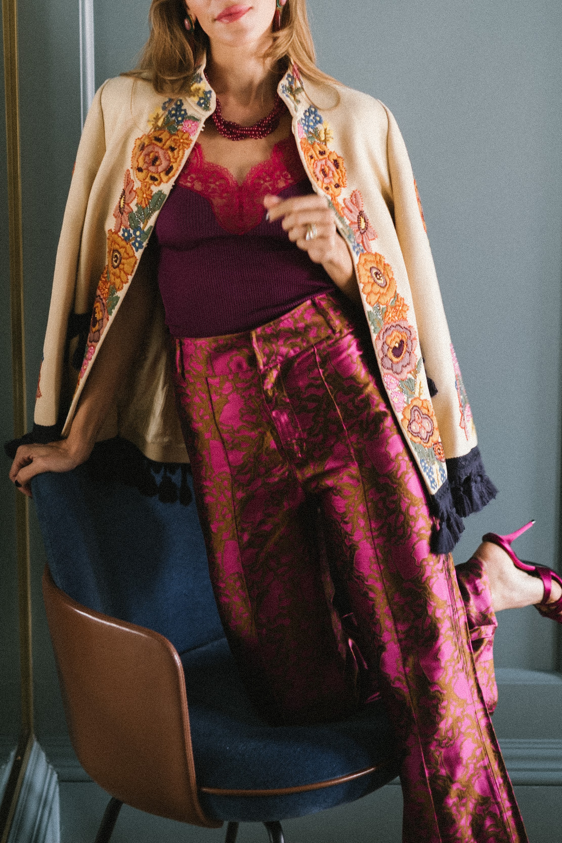 colorful beaded holiday jewelry