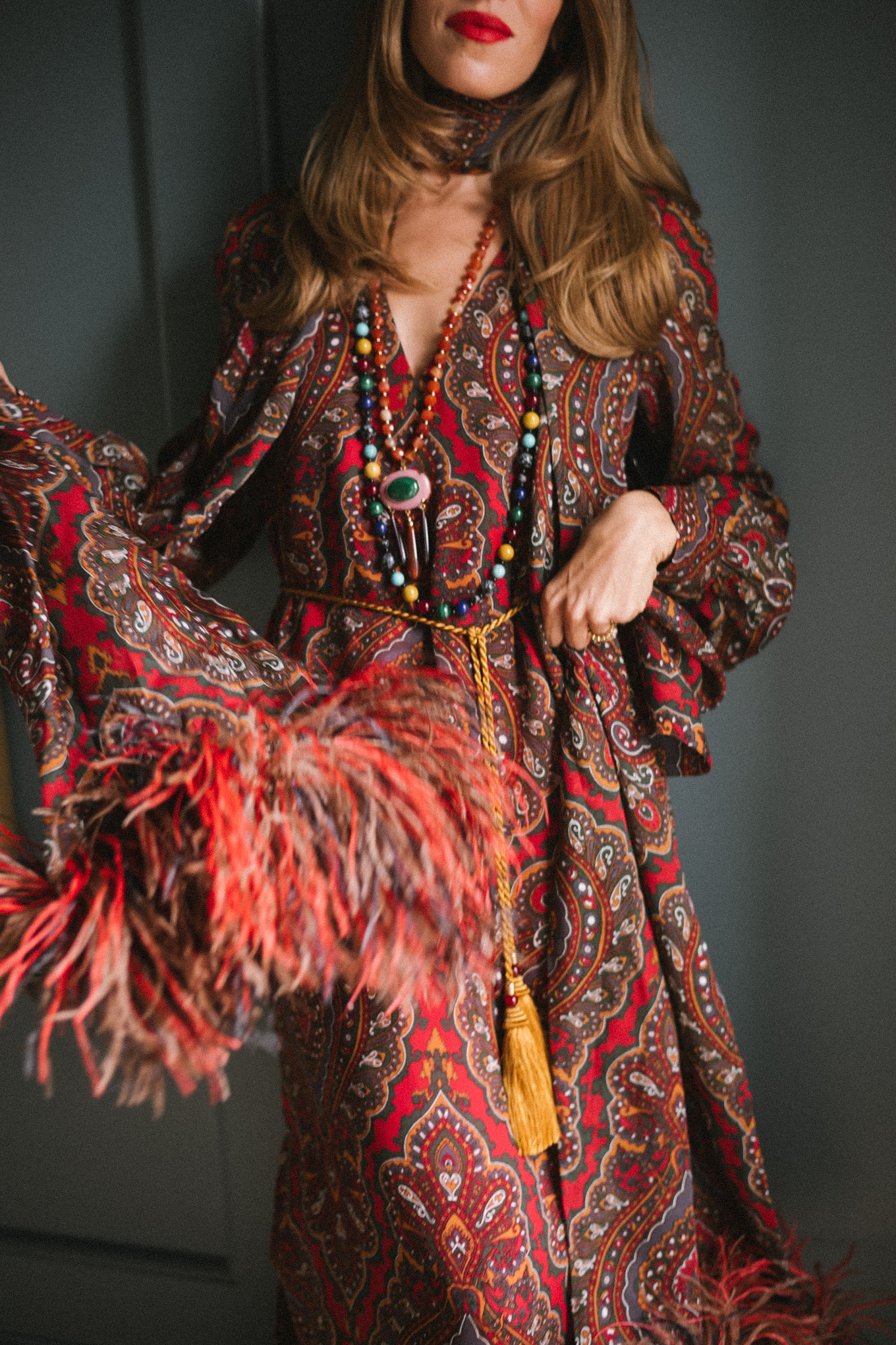 colorful beaded holiday jewelry