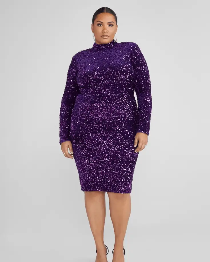 Stefania Sequin Bodycon Dress 1 1