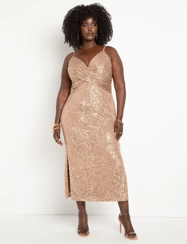 Sparkle Dress With Cutout Detail 1