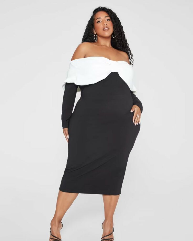 Ophelia Bow Detail Midi Dress Gabi Fresh X FTF 1 1