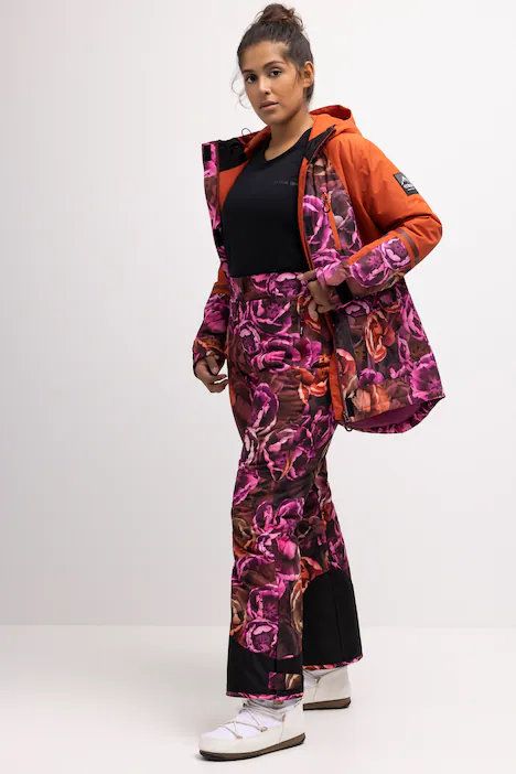 HYPRAR Rose Print Fully Lined Ski Pants 1