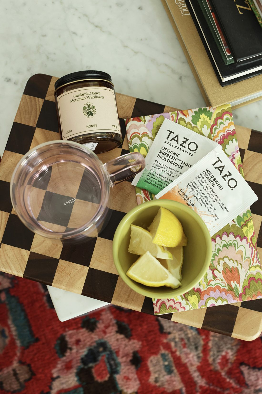 tazo tea, sunday scaries, new year routine