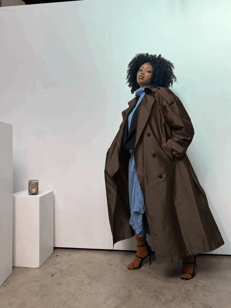 plus size style essentials- Delia Long Oversized Trench- Chocolate plus size fashion designers
luxury plus size fashion