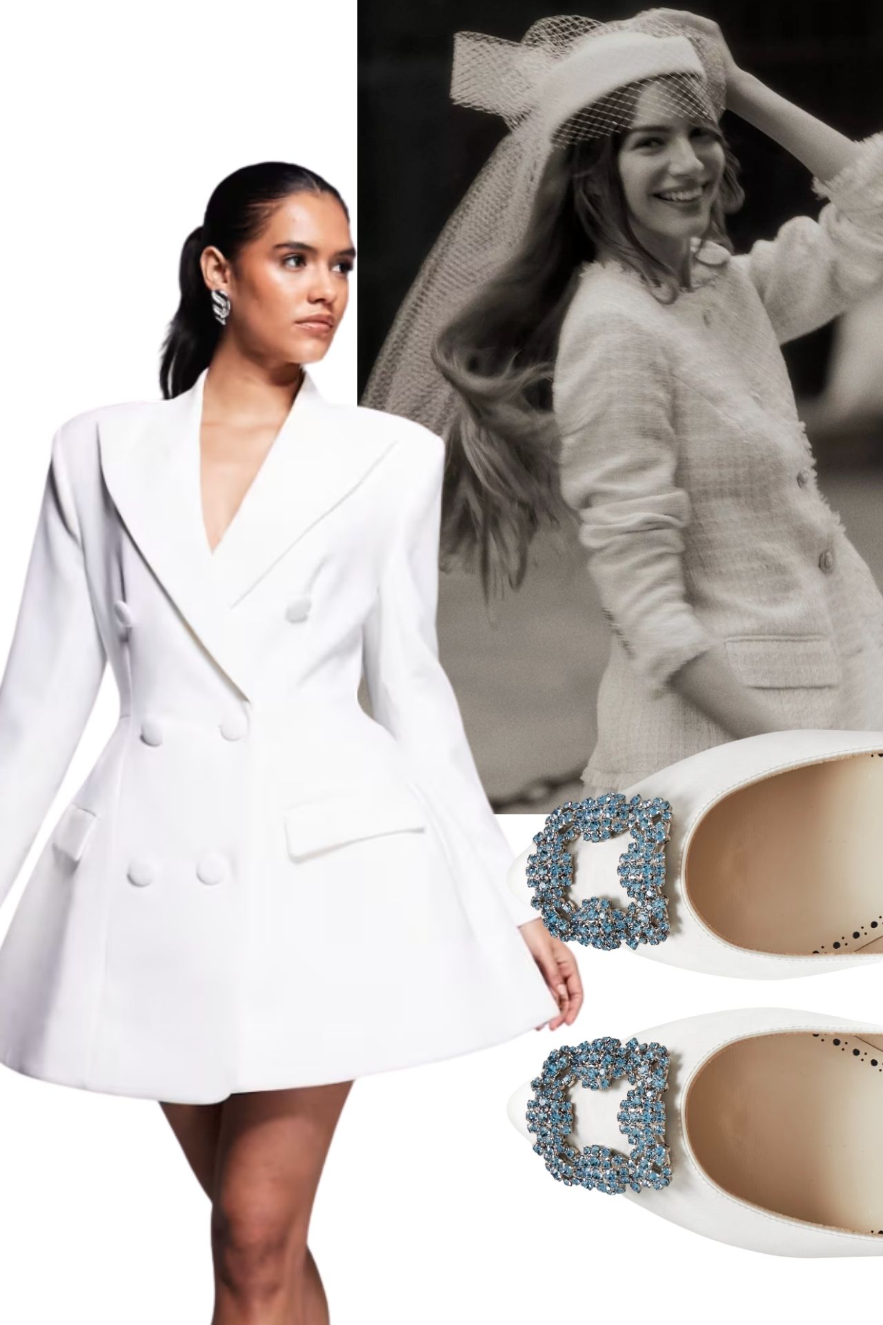 wedding look, courthouse wedding style, how to wear a mini dress for wedding