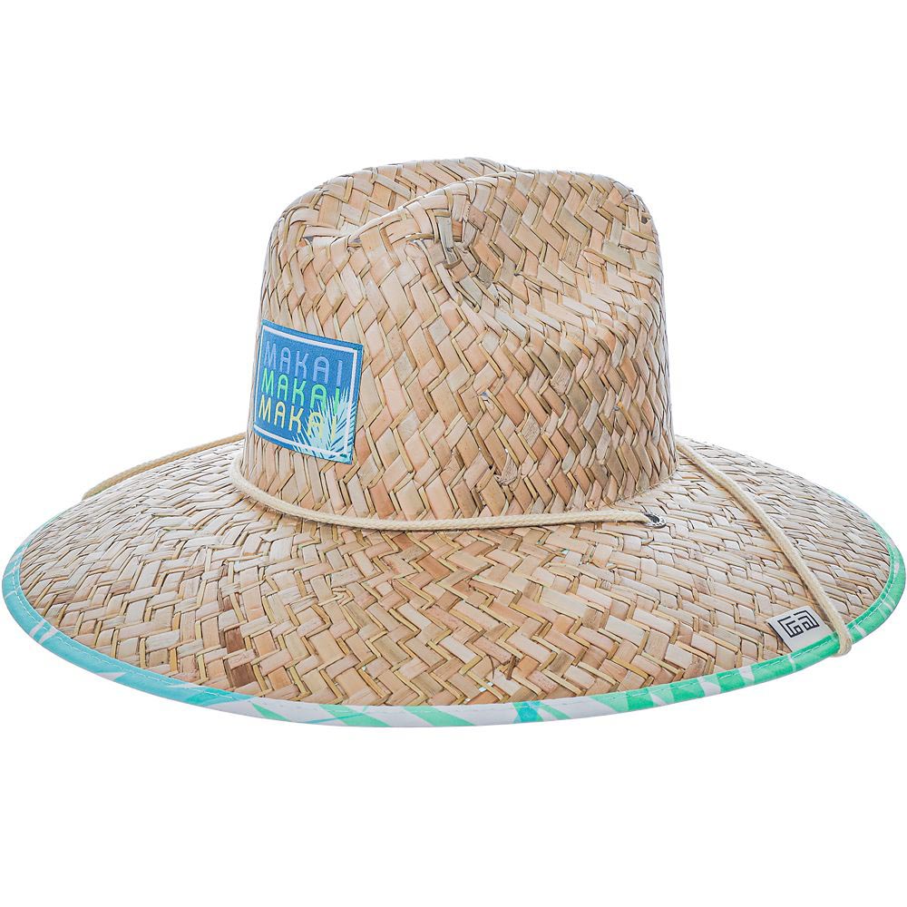 FernLifeguardHatwithTie DyePrintUnderbrim