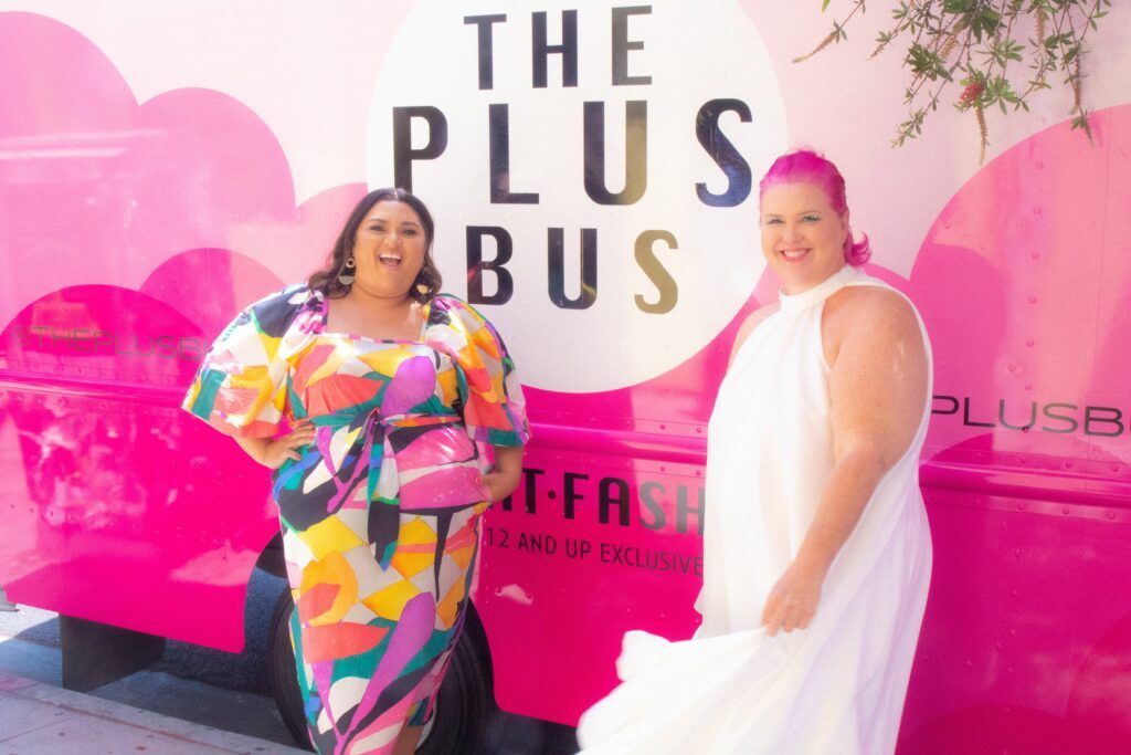 Marcy & Jen in front of the official "Plus Bus"

The Plus Bus Closes