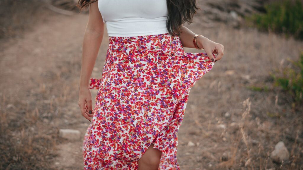 Floral Midi Skirts