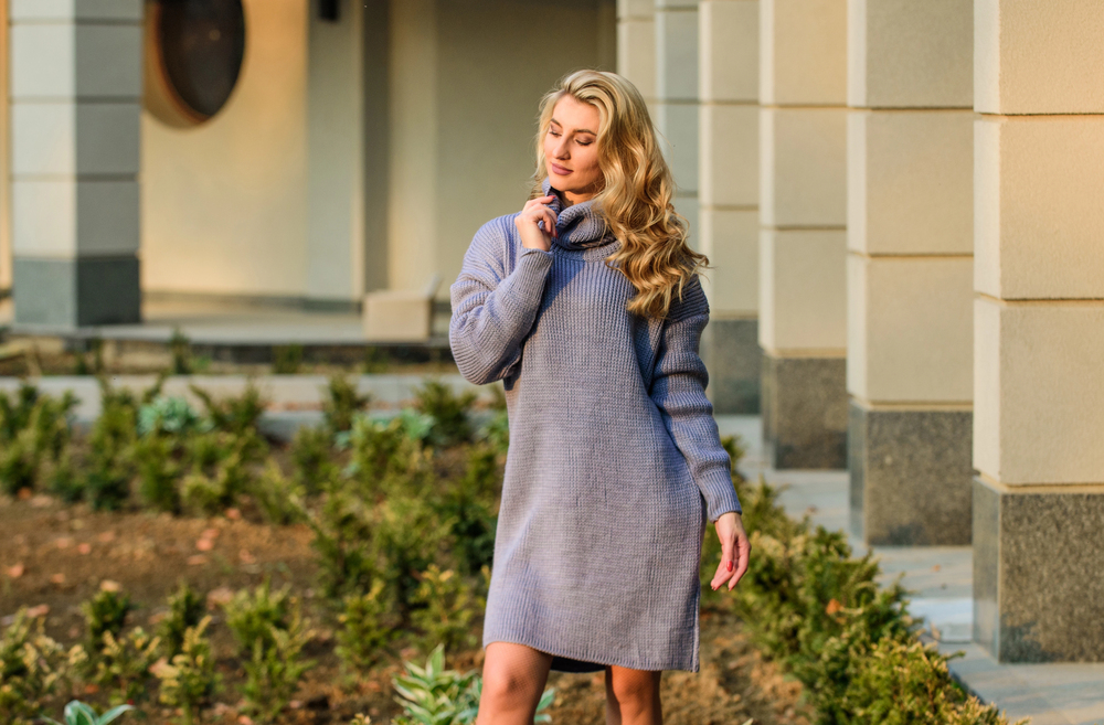 The Chunky Knit Sweater Dress