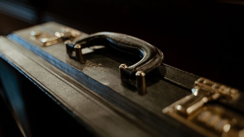 Vintage briefcase